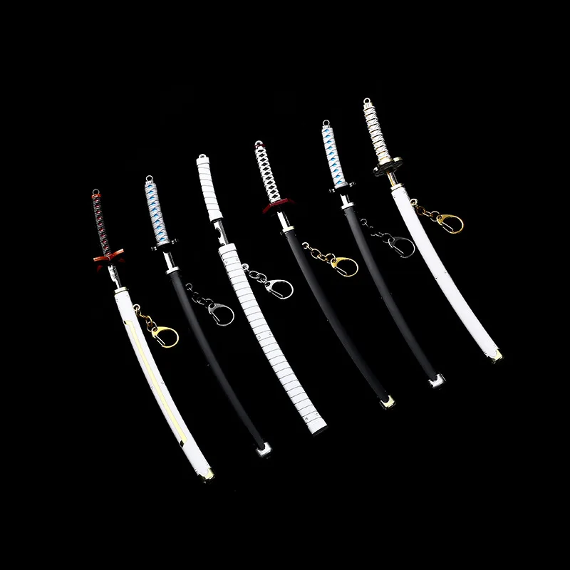 

Model Keychain 22cm Anime Peripheral Slayer Blade Sunwheel Knife Tanjiro Tomioka Yoshiyuki Ninja Alloy Sheath Weapon