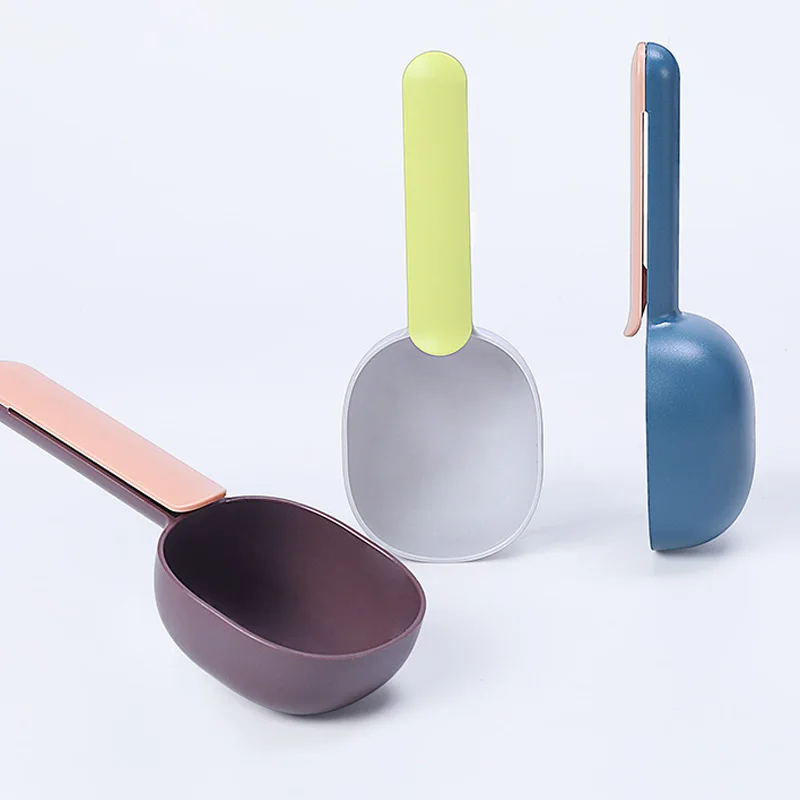 Портативный мульти функциональный собака лопатка для еды Кормление щенка ложка