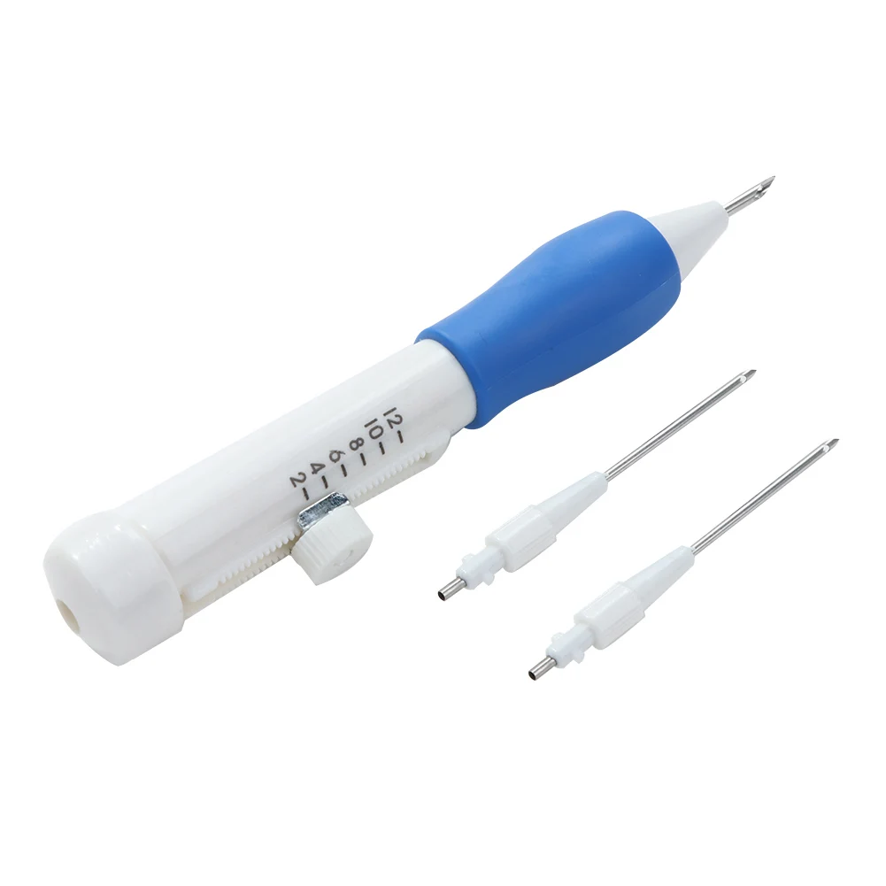 

Embroidery Pen Embroidery Needle Weaving Tool Fancy Art Handmaking Sewing Poking Cross Stitch Tools Crochet Knitting Needle