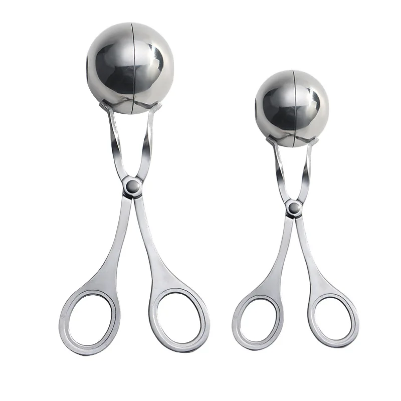 

Kitchen Newbie Meatball Maker Toolor Stainless Steel Stuffed Meatball Clip DIY Fish Meat Rice Ball Maker Non-Stick Meatball Mold