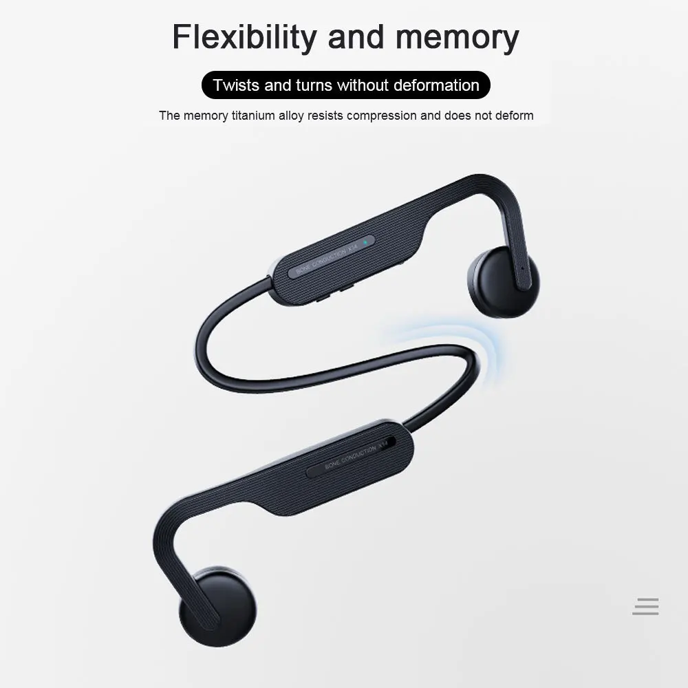 Wireless Bone Conduct Headphones Earphone Bluetooth 5.0 with IPX6 Waterproof Compatible For Apple Xiaomi Smartphone | Электроника