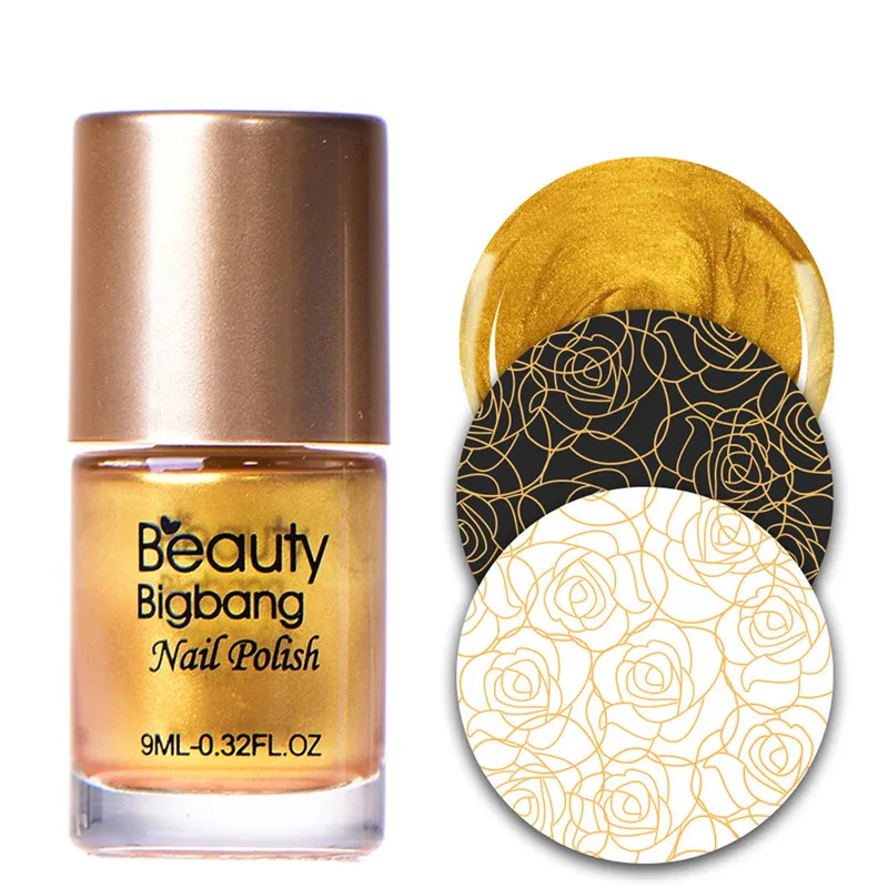 BeautyBigBang набор штамповочных пластин для ногтей 4 шт набор лак для стемпинга вода мрамор дизайн ногтей штамповочная пластина с прозрачная гелиевая матрица