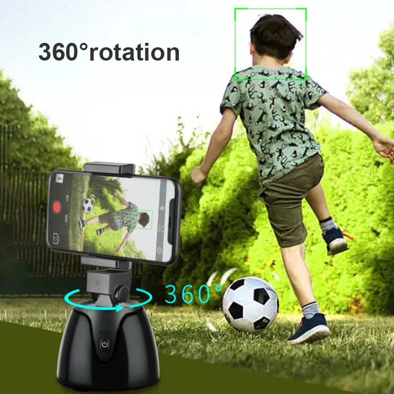 Smart AI 360° Rotation Face Tracking Selfie Stick Tripod Mobile Phone Holder For iPhone Android Auto Shooting Camera Stand | Мобильные