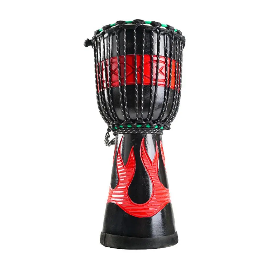Африканский барабан ручная роспись Djembe красное дерево козья кожа для детей