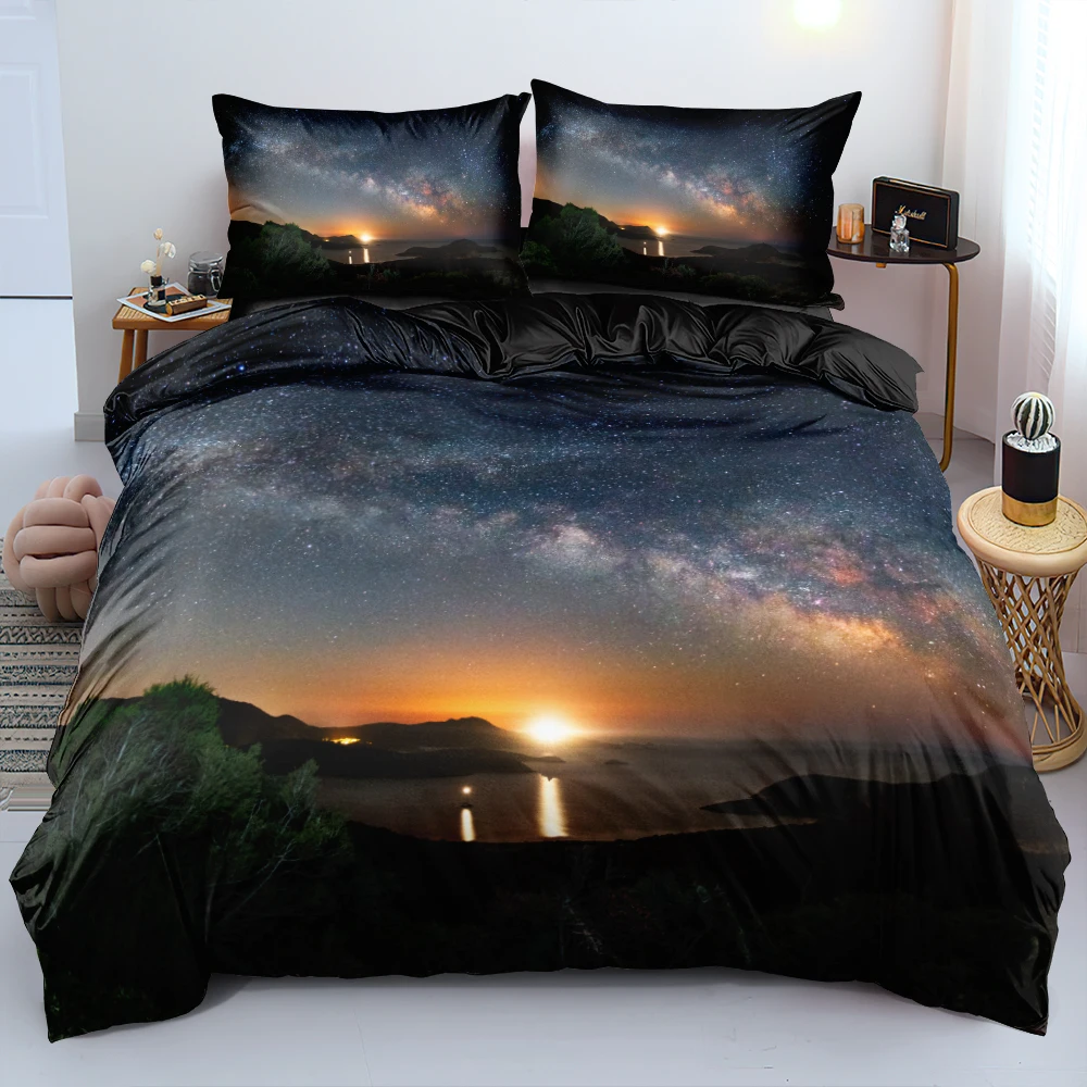 

Nebula Design King Duvet Cover Pillow Shams Bedding Sets Full Bed Linen Sets Queen Comforter/Quilt Covers Pillowcases Bedspreads