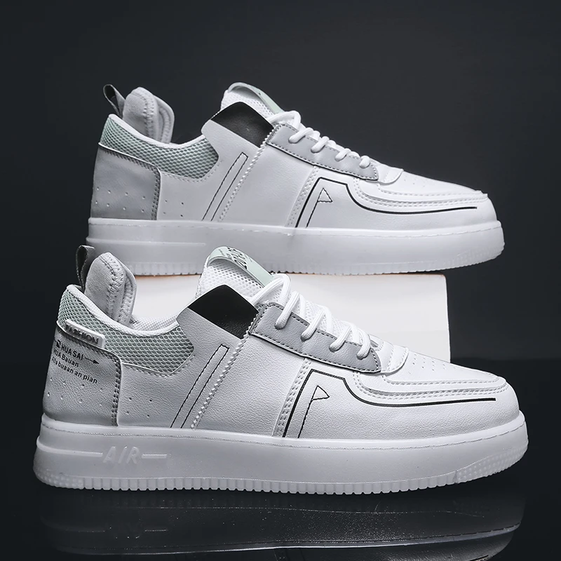 

Heightens 2021 new fashion men skateboard Casual Shoes Walking Shoes Outdoor
