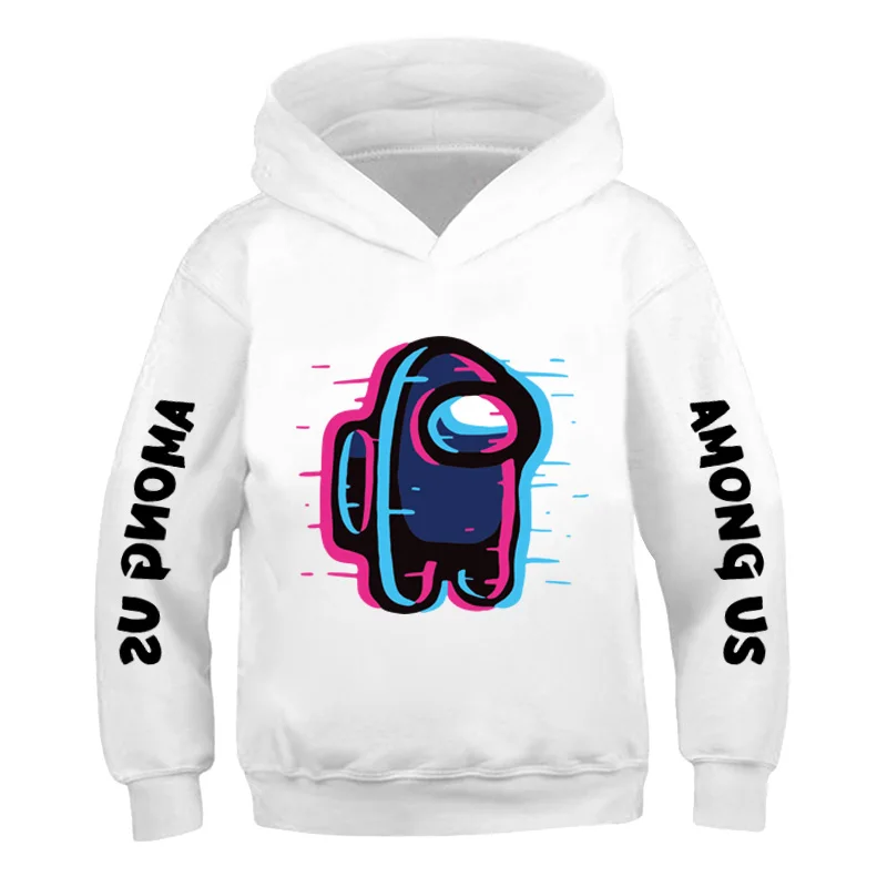 

New Game Among Us Children's Print Cotton Impostor Graphic Hoodies Autumn Cartoon Hoodies & Sweatshirts Teen Girls Boys Clothes