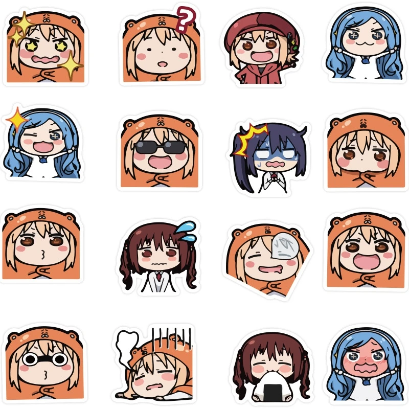 40 шт аниме мультфильм милые девушки наклейки вещи для бутылки воды Stikers подходит