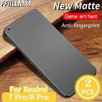 2pcslot matte protective glass for realme 7 8 pro tempered glass for realme 7 8 5g 7i gt neo x7pro x7max 5g screen protector