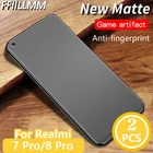 Матовое Защитное стекло для Realme 7 8 Pro 7 8 5G 7i GT Neo X7Pro X7Max 5G, 2 шт.лот, защита для экрана из закаленного стекла