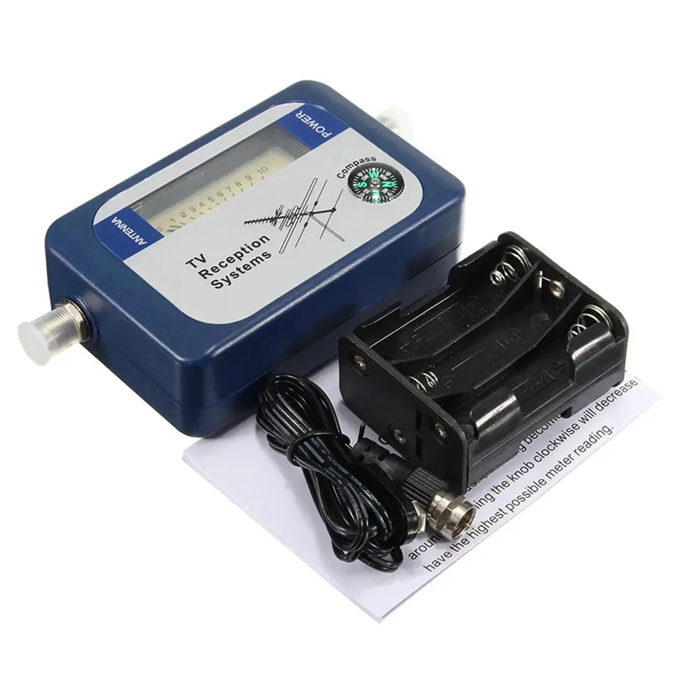 

DVB T TV Antenna Satfinder DVB T2 Satelite Signal Finder Digital Aerial Terrestrial Signal Strength Meter Pointer Satellite Find