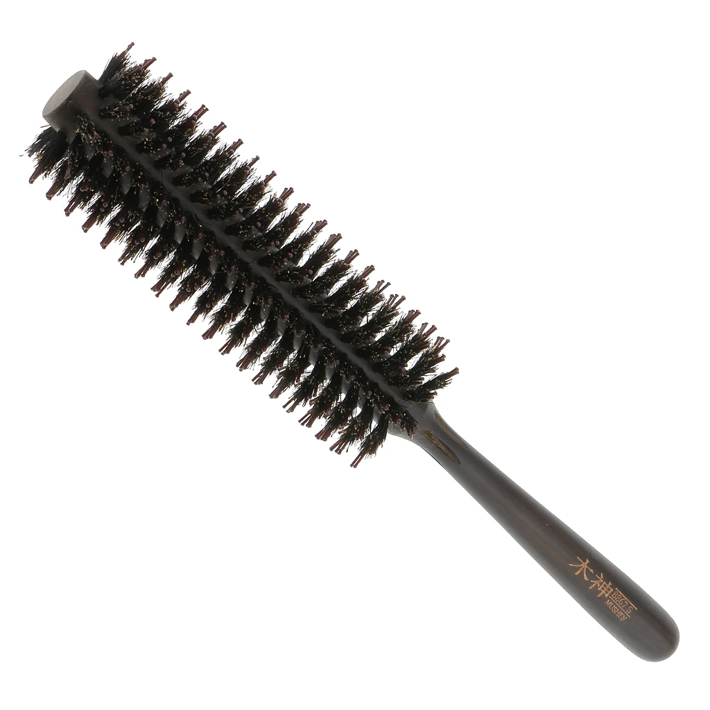 

Women Salon Styling HairDressing Curling Tool Comb Bristle Round Hair Brush
