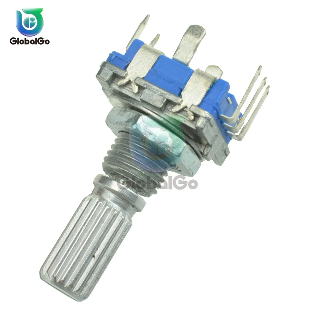 5 шт./лот поворотный кодирующий Переключатель 20 мм с рукояткой сливы цифровой