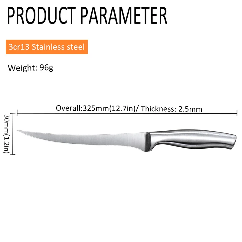6-Дюймовый Нож для косточек кухонные ножи из нержавеющей стали профессиональный