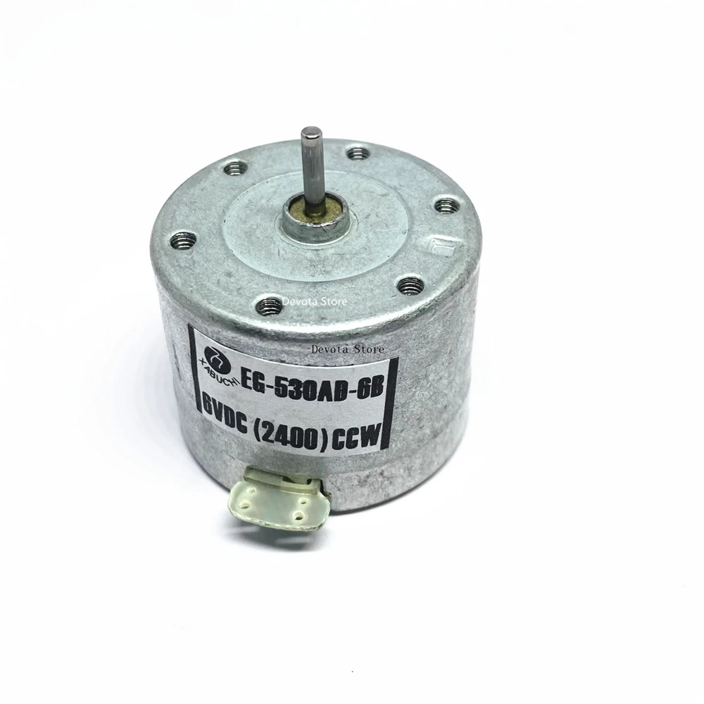 Рекордер DIY маленький двигатель постоянного тока 6 в 9 12 В EG-530AD-2B 2F 6B 6F 9B 9F CCW CW