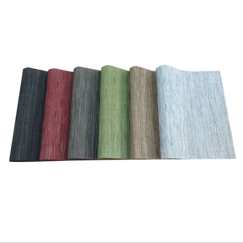 Бамбуковая подстилка pvc30/45 см Коврик для места в западном стиле нескользящий