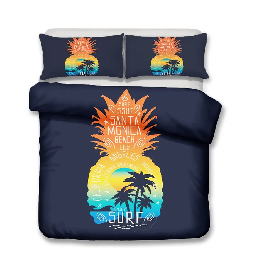 Комплект постельного белья с 3D принтом пододеяльник постельное белье домашний