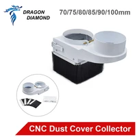dragon diamond spindle dust cover collector 7075808590100mm dust cover brush for cnc motor milling machine router tools