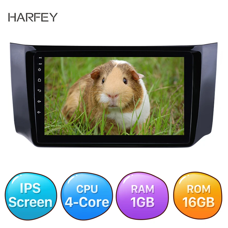 Harfey 10 1 &quotBluetooth gps навигация 2 din Android 8 Автомагнитола для 2012 2016 NISSAN SYLPHY SWC AUX wifi