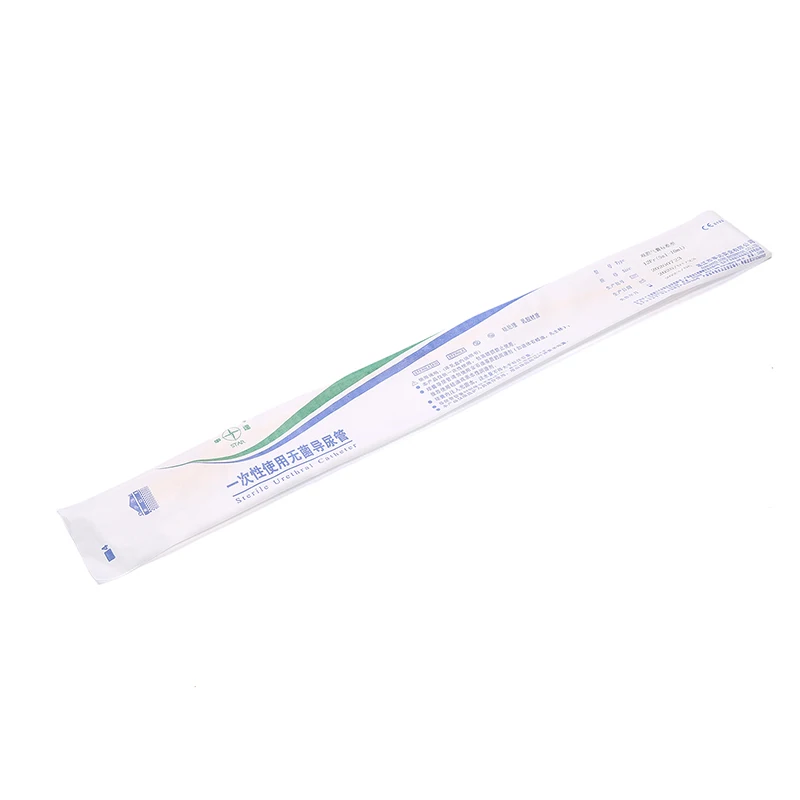 12 шт. в упаковке мочевой катетер с силиконовым покрытием мягким клапаном