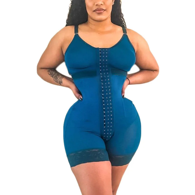 Women Waist Trainer Plastic Fish Bone Double Compression Thin Strap With Bra Body Shaper Women Slimming Shapewear