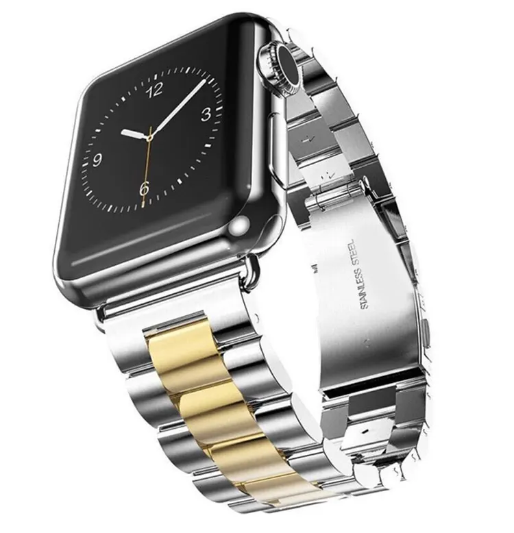 EIMO ремешок для apple watch 44 мм 40 мм iwatch 42 мм 38 мм металлический браслет из нержавеющей стали ремешок для часов apple watch 4 3 5 2 1