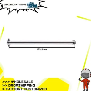 Rcawd #45 Сталь модернизированная Передняя Центральная стяжка 103,5mm приводной вал избежать вибрации для от 1 года до 7 лет Arrma Ara109011 Ara109001 Infract V1V2