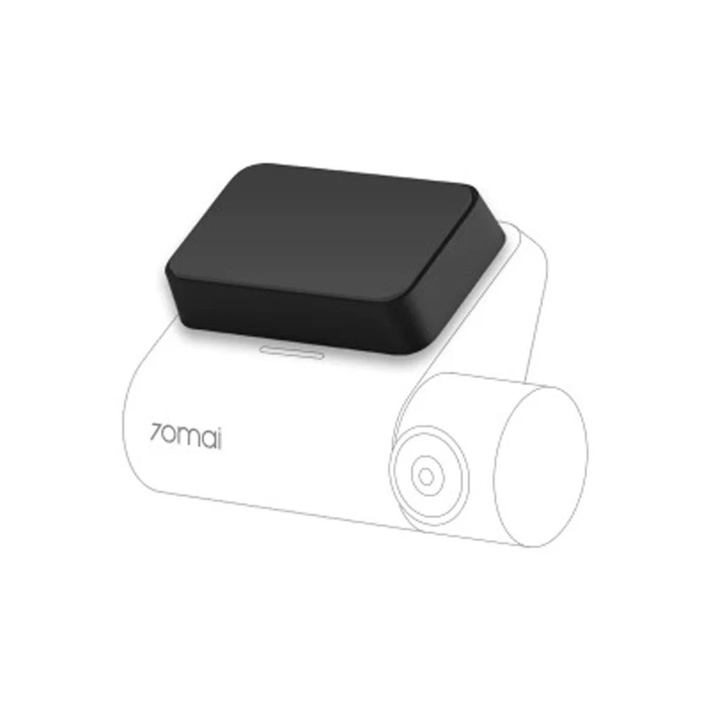 Black Gps модуль для XIAOMI 70mai Dash Cam Pro1944P Автомобильный видеорегистратор Камера IMX335 140 градусов FOV 128GB dvr gps модуль английская версия - Название цвета: Black