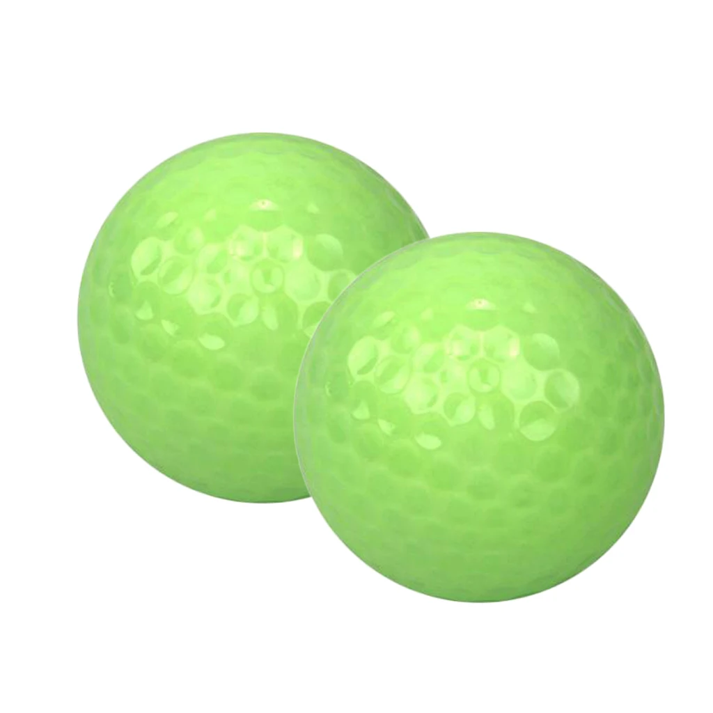 2 Pieces Professional Golf Luminous Balls For Dark Night Sports Practice Training | Спорт и развлечения