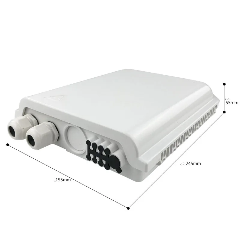 Качество 8 ядро оптоволоконное Распределение коробка FTTH вне помещения IP65 водонепроницаемый настенный полюс Монтажная коробка материал комнатный, уличный, настенный подвесной проволочный Полюс
