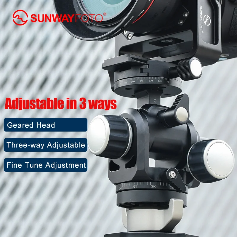 SUNWAYFOTO GH PRO Редукторная голова с Arca Swiss Quick Release Clamp функции панорамирования наклона