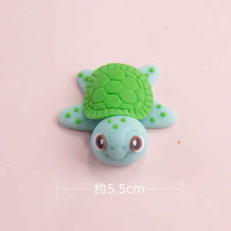 Cake Topper Ocean Theme Baby Kids Toys Starfish Mermaid Tortoise Octopus Crab Picks Decoration Birthday Party Plastic Gifts | Дом и сад