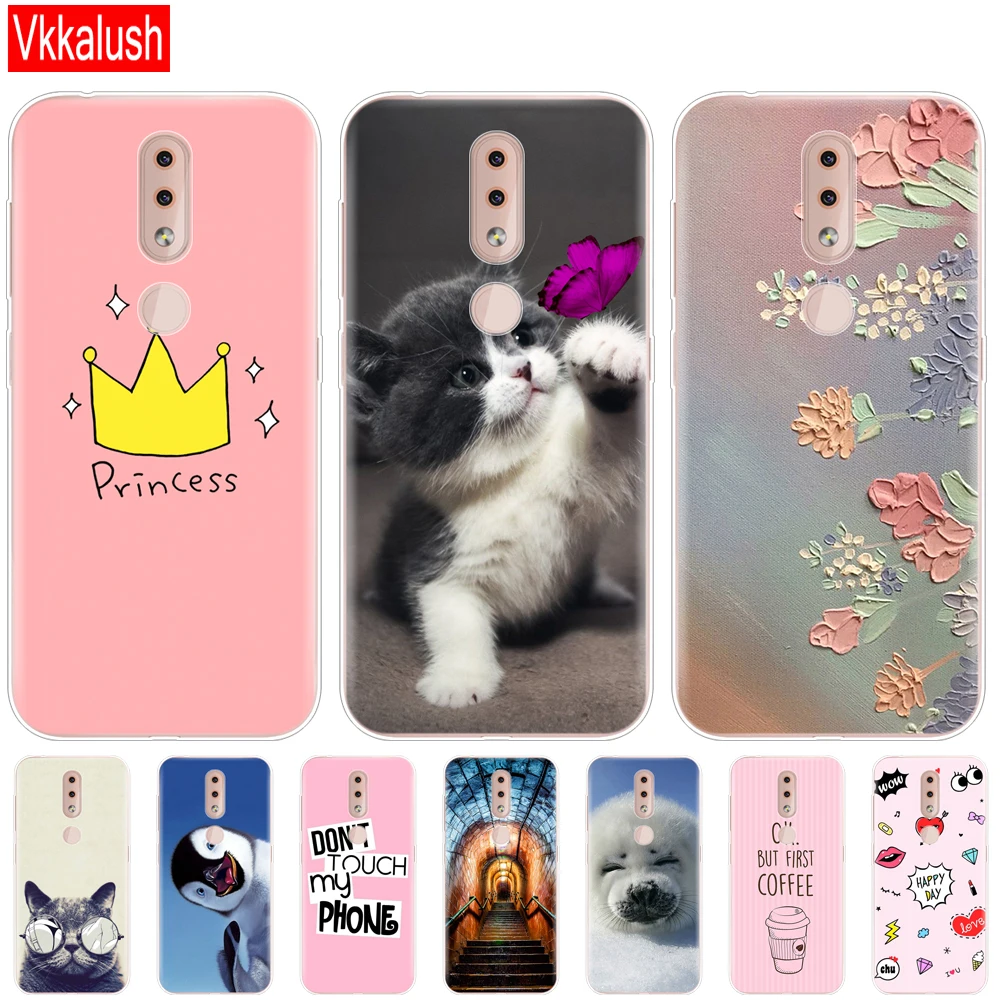 Ударопрочный силиконовый чехол бампер для Nokia 4 2 TA 1157 1150 1133 1149 1152 Etui Бамперы  | Бамперы -33035627100