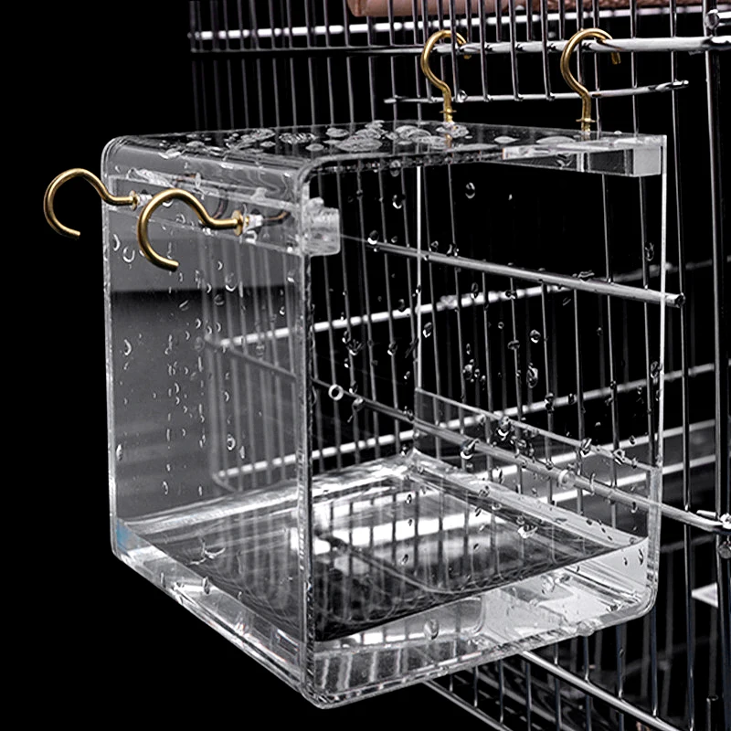 Акриловый банный домик для домашних животных Птицы клетка птиц аксессуары