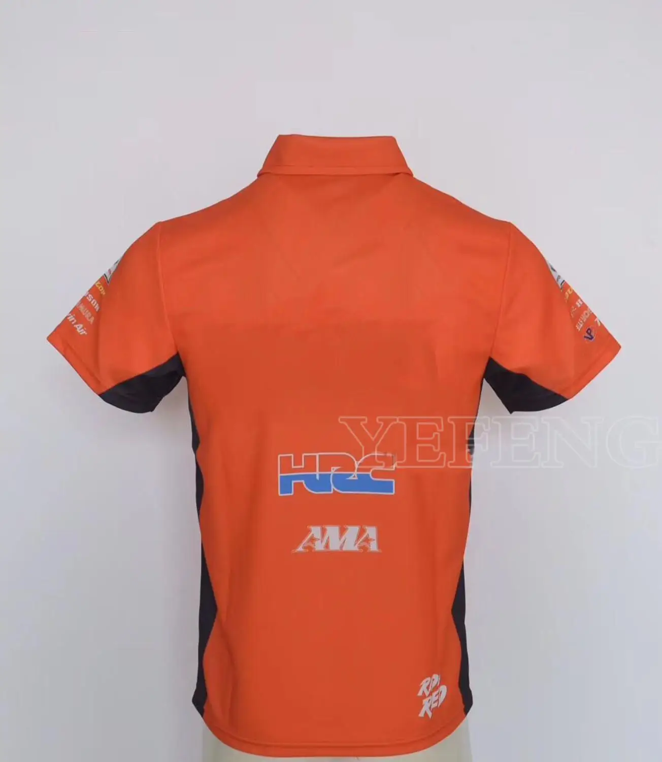

Men's HRC Polo Shirt For Honda Team Racing Motorcycle Motocross Bike Off-road Riding T-shirt Summer Quick dry Sports Jersey