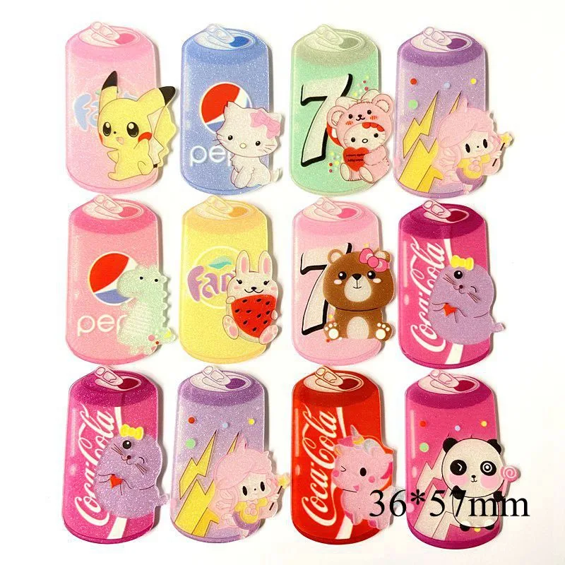

10Pcs Set Cartoon Doughnut Ice Cream Cake Crafts Food Unicorn Resin Cobochon Phone Decoration DIY Jewelry Make Accessories