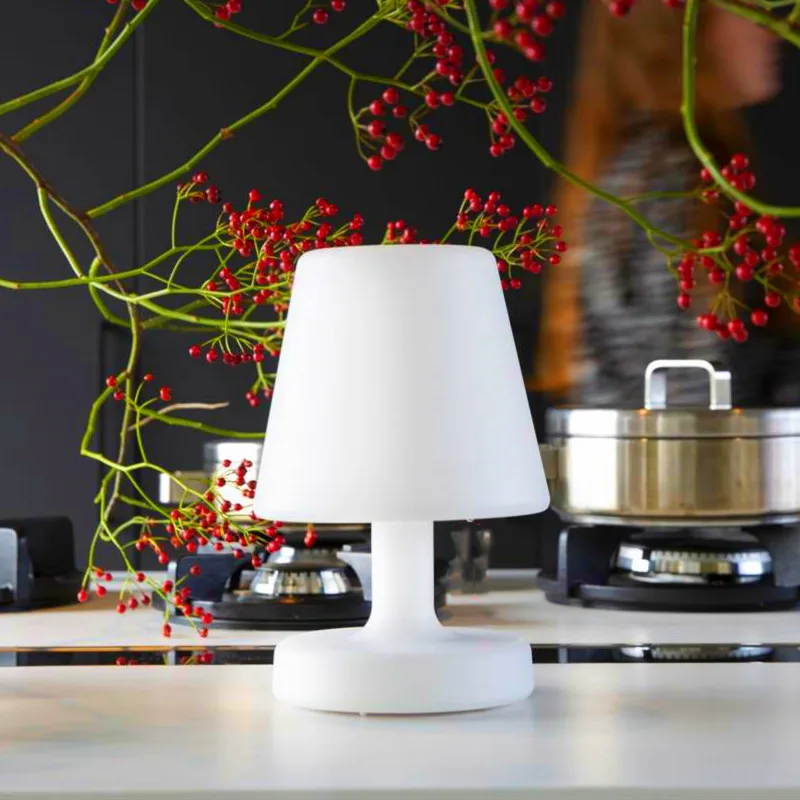 Offerte Lampada Da Tavolo A LED Impermeabile RGB Da Esterno Luce Notturna Cafe Ristorante Decorazione Atmosfera Domestica LED Telecomando Atmosfera Luce
