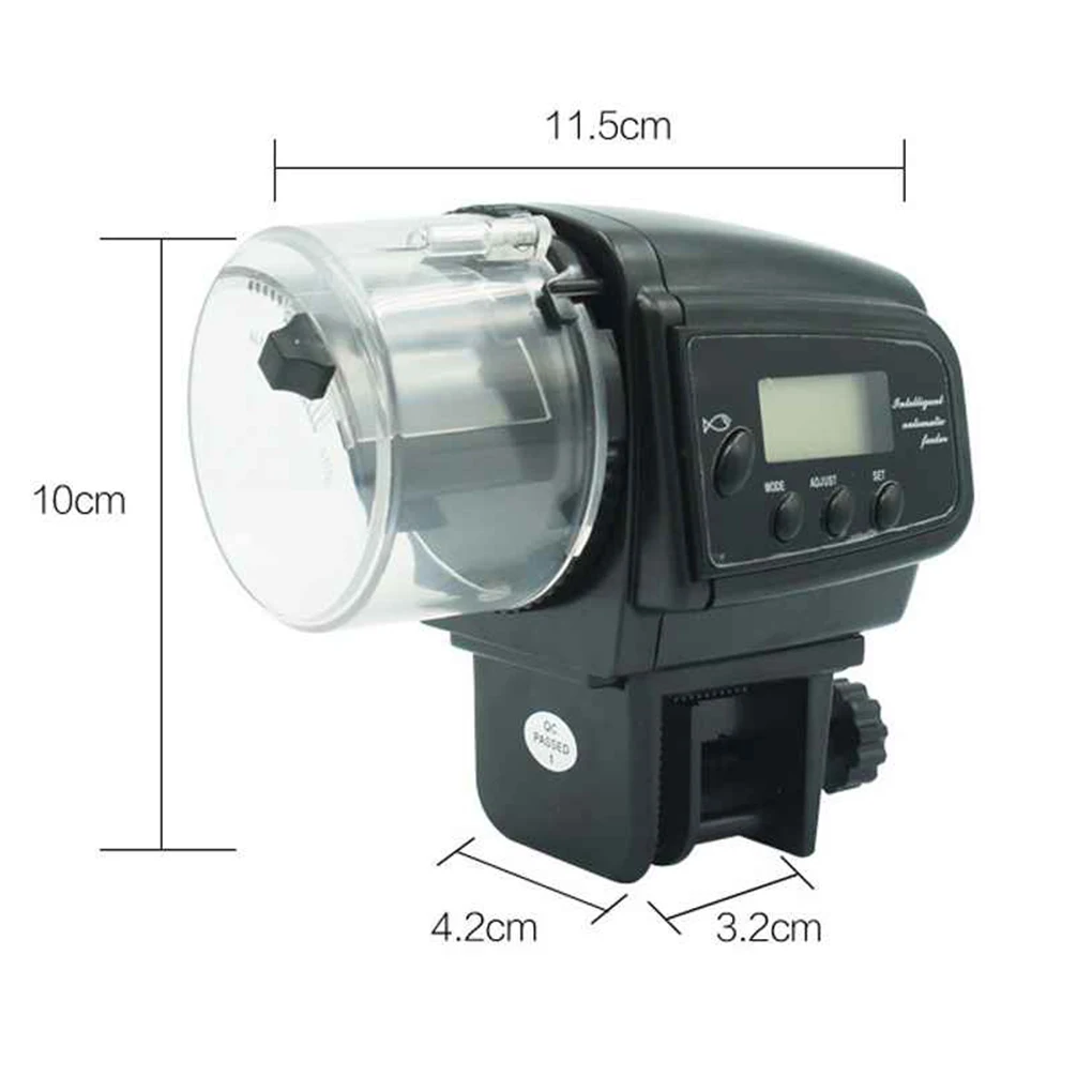 Автоматическая кормушка для аквариума настенный дозатор с ЖК экраном аксессуары
