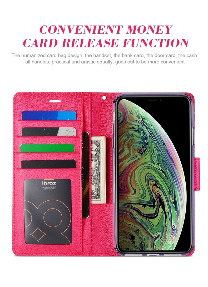 Мягкий кожаный чехол для iPhone XR XS MAX 8 Plus 7Plus 8 7 6Plus 6S 6 flip wallet TPU case
