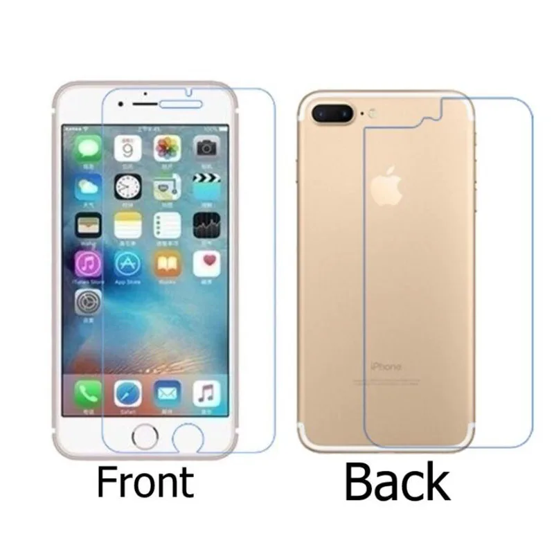 Передняя Задняя прозрачная глянцевая Защитная пленка для iphone 11 Pro XS XR 11pro Max X 8 7 Plus