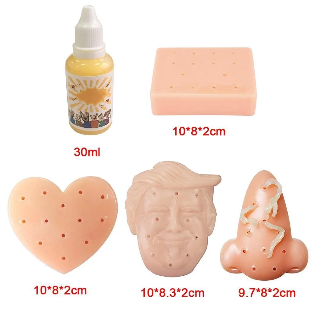 Pimple Popping Popper Novelty Gags Practical Jokes Toys Funny Remover Stop Squeeze Acne Squishy Anti Stress Toy Christmas Gift