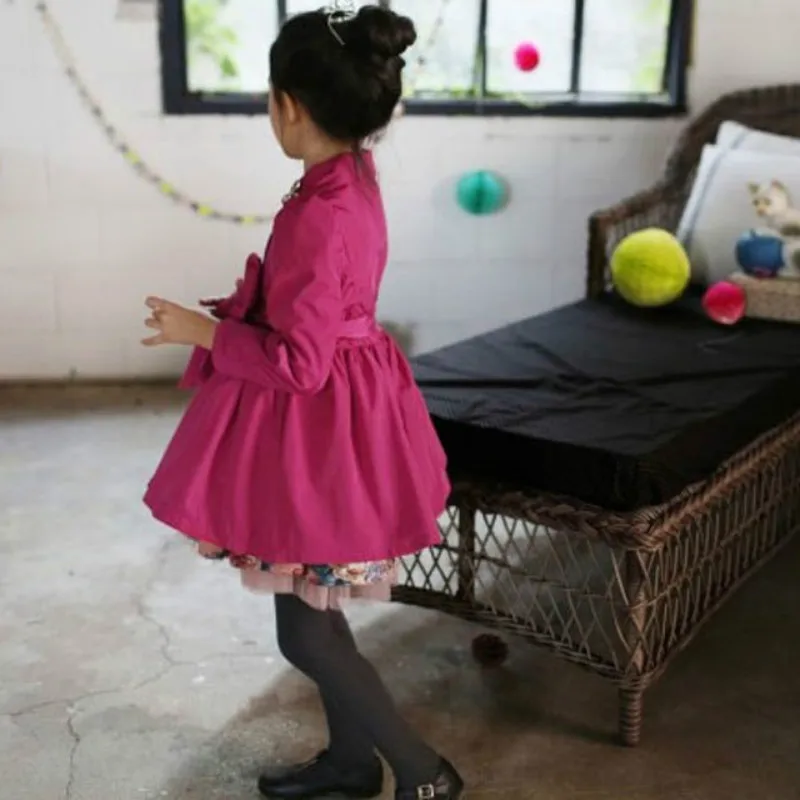 Детское пальто корейская детская одежда для девочек осень-зима 2019 новая куртка