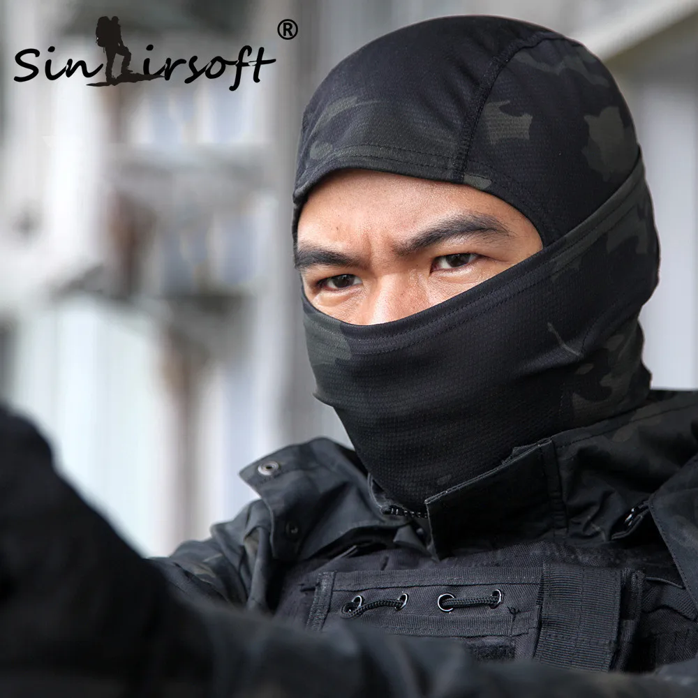 SINAIRSOFT Гремучая Змея Тактический шлем страйкбол охота Wargame дышащая Пылезащитная маска Балаклава маска для лыжного велоспорта полный капюшон