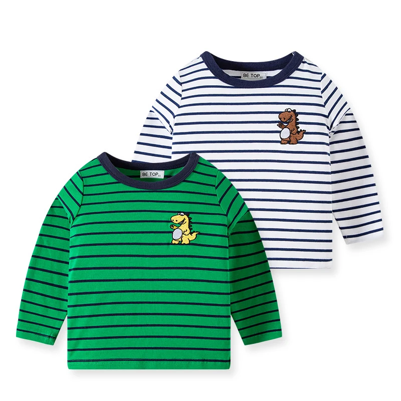 

Футболка детская хлопковая с длинным рукавом, на возраст 2-9 лет