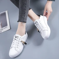 2020 new breathable casual shoes women ladies sneakers rubber sole flat fashion low heel vulcanized white springautumn