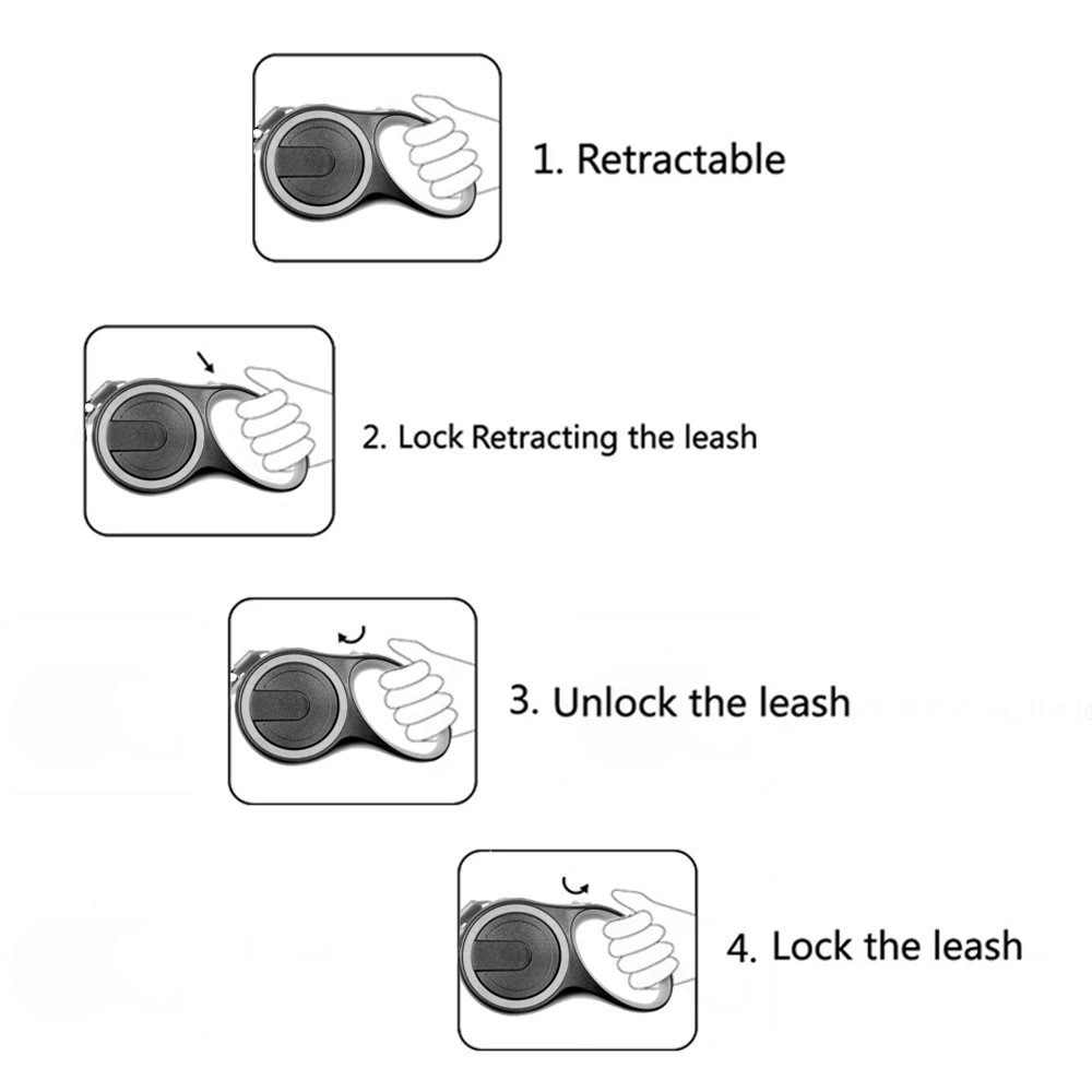 Автоматический поводок для собак прочная выдвижная рулетка 8 м длиной маленьких