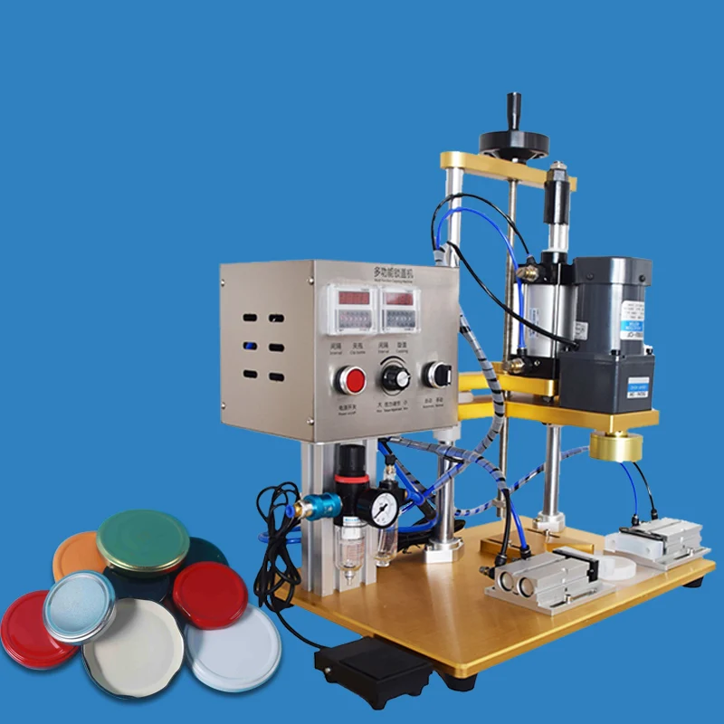Electric Capping Machine Chili Sauce Tinplate Canned Glass Bottle Sealing Desktop Canning | Бытовая техника