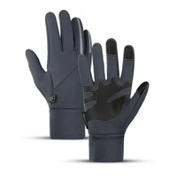 winter cycling gloves with wrist support bicycle gloves full finger outdoor sports touch screen anti slip windproof equipment
