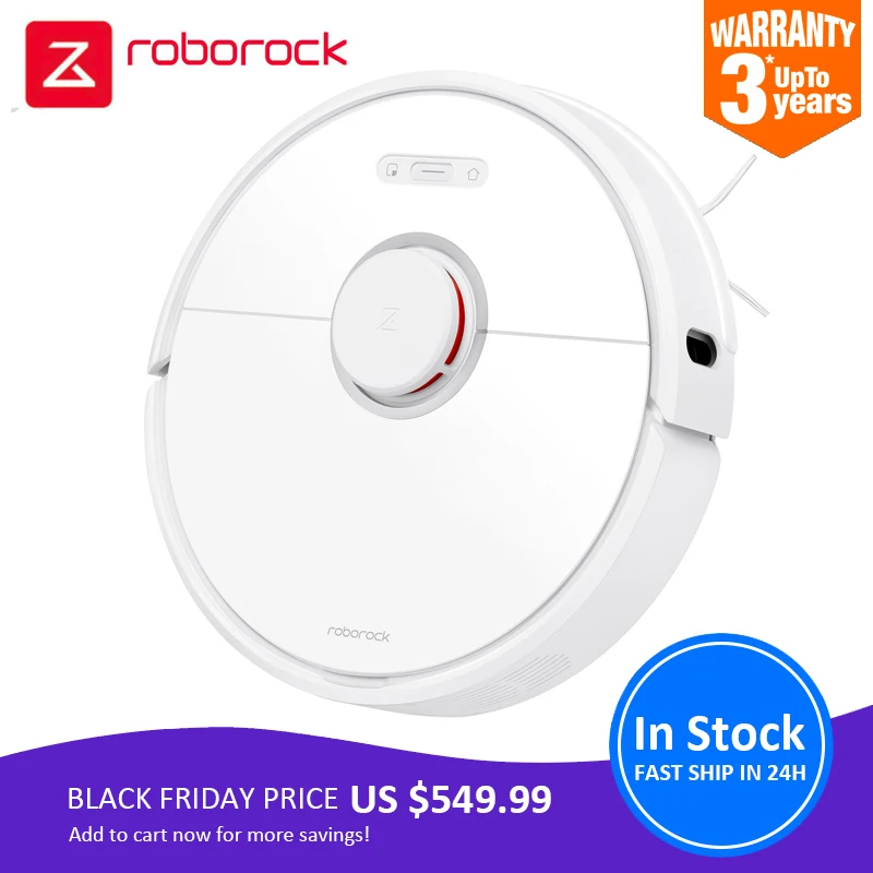 Робот пылесос Roborock S6 работает с Google мощный домашний автоматический подметание