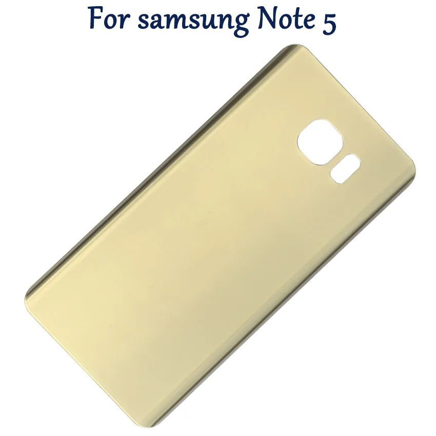 Чехол для задней крышки корпуса note5 для samsung Galaxy Note 5 N920 N920F с объективом, крышка для батареи, задняя крышка, замена стекла